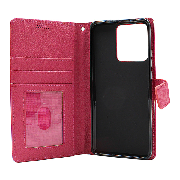 New Standcase Wallet Motorola Edge 40 5G Ljusblå