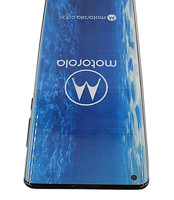 Full Frame Glas skydd Motorola Edge (Svart)