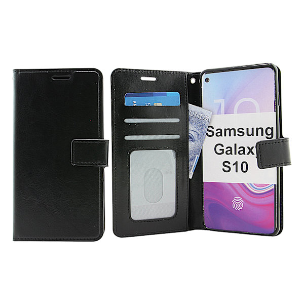 Crazy Horse Wallet Samsung Galaxy S10 (G973F) Svart