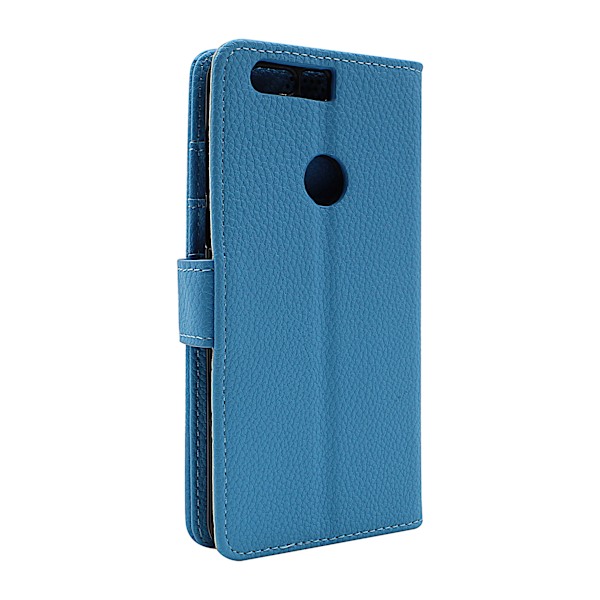 New Standcase Wallet Huawei Honor 8 Ljusblå