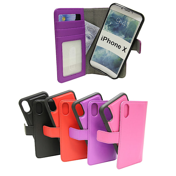 Magnet Wallet iPhone X/Xs Lila