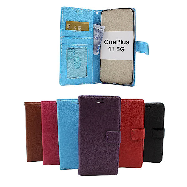 New Standcase Wallet OnePlus 11 5G Brun