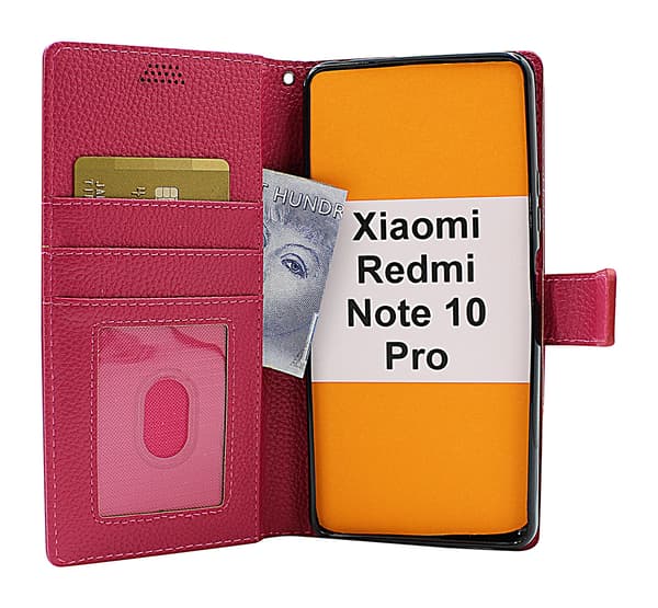 New Standcase Wallet Xiaomi Redmi Note 10 Pro Röd