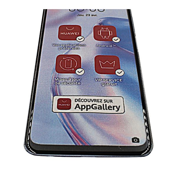 Full Frame Glas skydd Huawei P40 Lite 5G (Svart)
