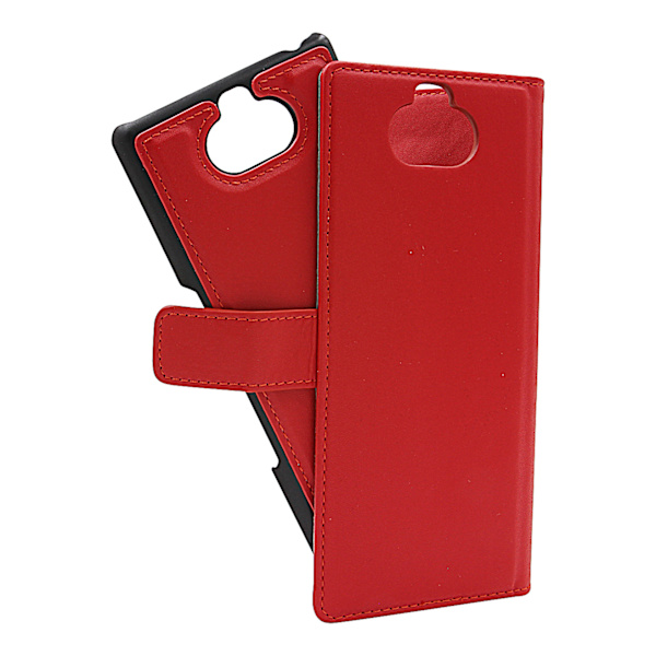 Skimblocker Magnet Wallet Sony Xperia 10 Plus Röd