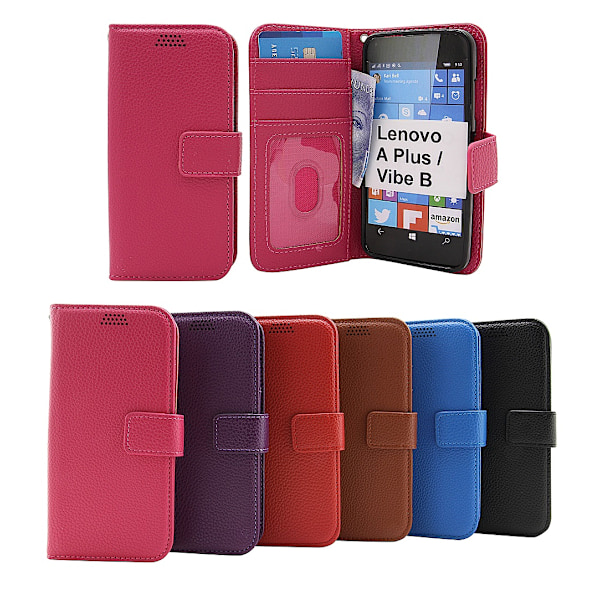 New Standcase Wallet Lenovo A Plus (A1010a20) Blå
