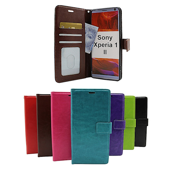 Crazy Horse Wallet Sony Xperia 1 II (XQ-AT51) Svart