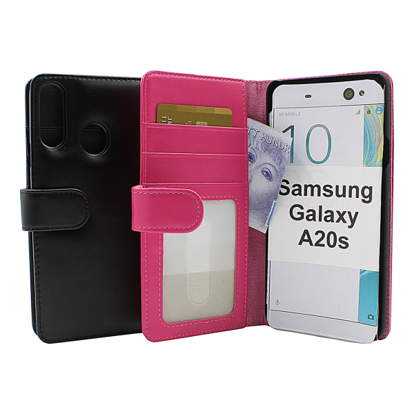 Skimblocker Plånboksfodral Samsung Galaxy A20s (A207F/DS) Svart