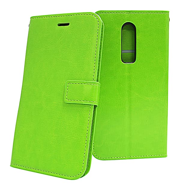 Crazy Horse Wallet OnePlus 6 Grön