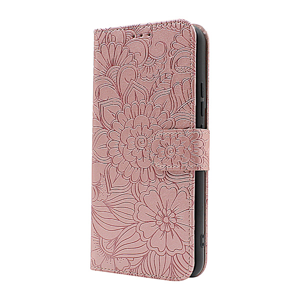 Flower Standcase Wallet Samsung Galaxy S22 Plus 5G Aqua