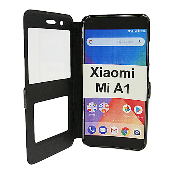 Flipcase Xiaomi Mi A1 Svart