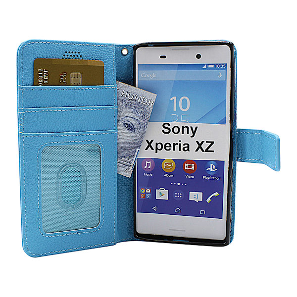 New Standcase Wallet Sony Xperia XZ / XZs  (F8331/G8231) Svart