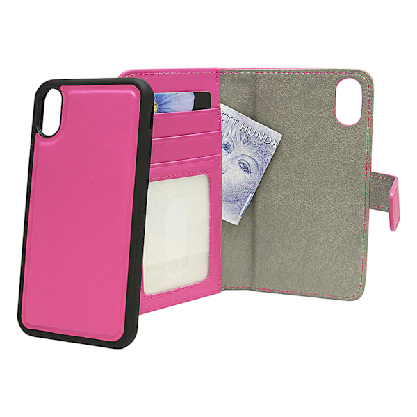 Magnet Wallet iPhone X/Xs Hotpink