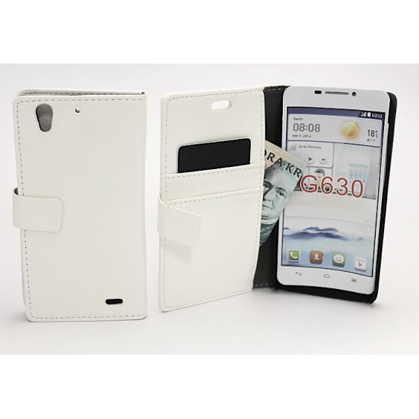Standcase wallet Huawei Ascend G630 Vit