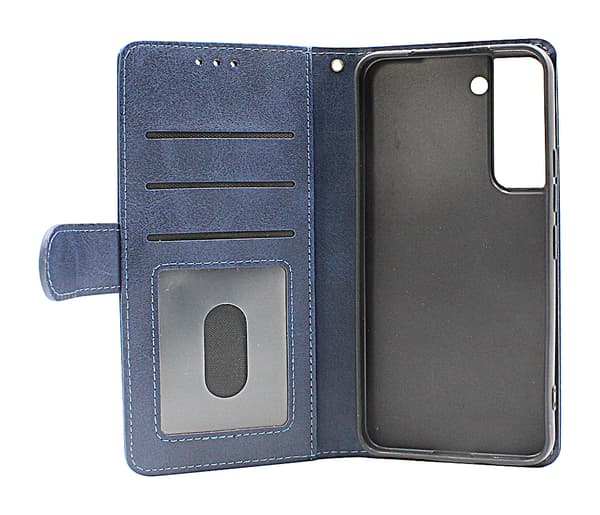 Zipper Standcase Wallet Samsung Galaxy S22 5G Röd