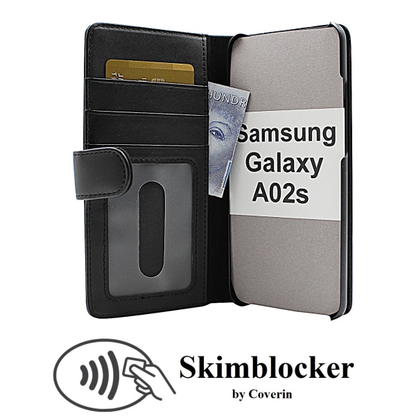 Skimblocker Plånboksfodral Samsung Galaxy A02s