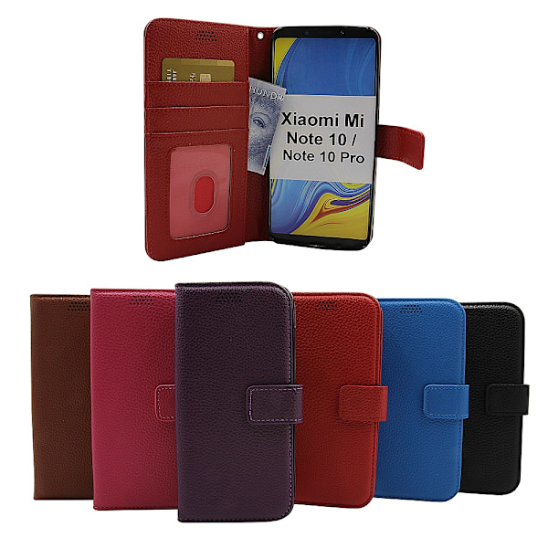 New Standcase Wallet Xiaomi Mi Note 10 / Note 10 Pro Hotpink