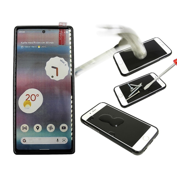 Full Frame Glas skydd Google Pixel 6a 5G