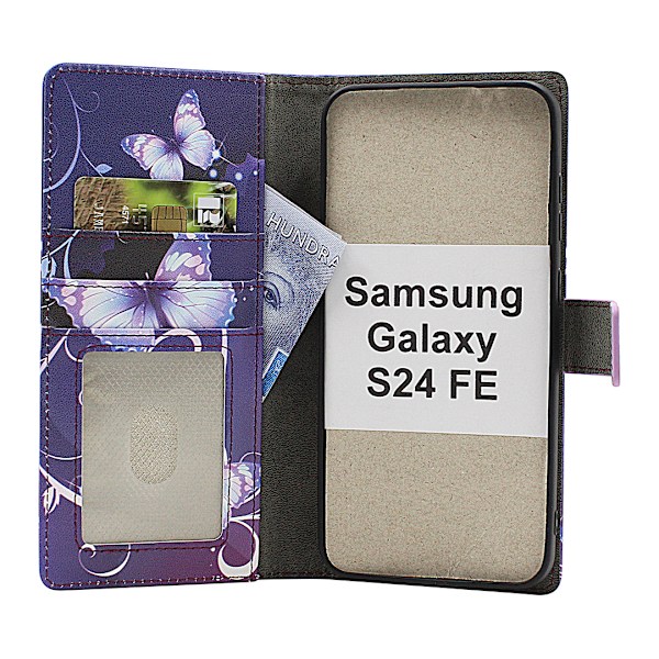 Skimblocker Samsung Galaxy S24 FE Magnetfodral Design
