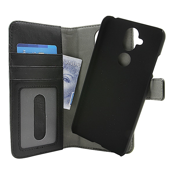 Skimblocker Magnet Wallet Nokia 8.1 Svart
