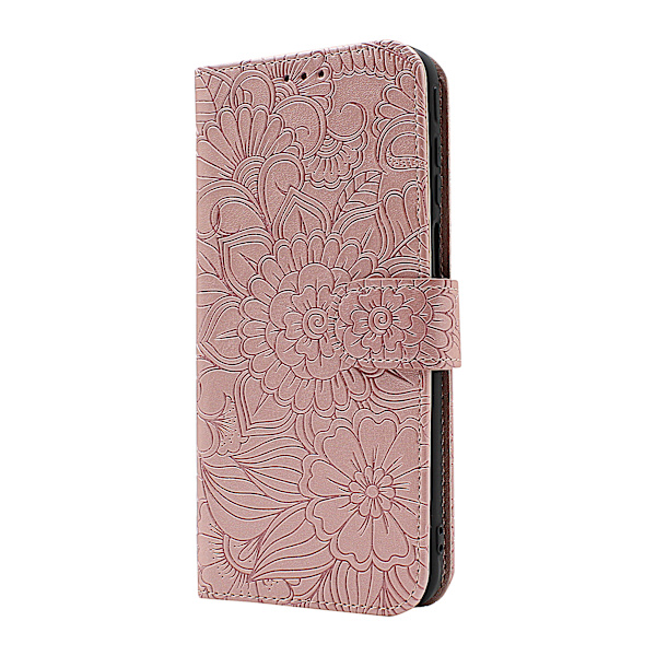 Flower Standcase Wallet Motorola Moto G31/G41 Blå