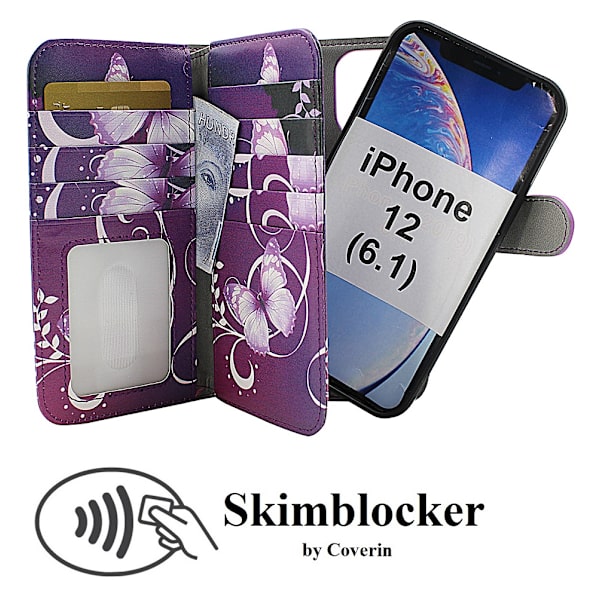 Skimblocker XL Magnet Designwallet iPhone 12 (6.1)