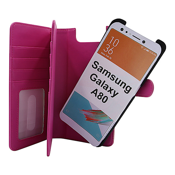Skimblocker XL Magnet Wallet Samsung Galaxy A80 (A805F/DS) Hotpink