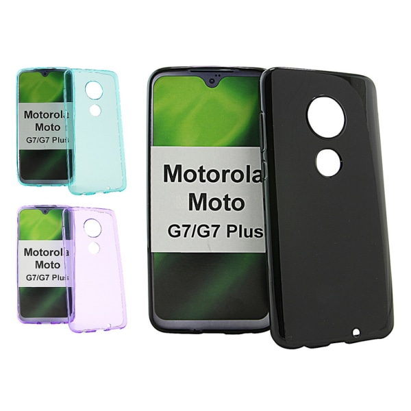 TPU skal Motorola Moto G7 / Moto G7 Plus Svart