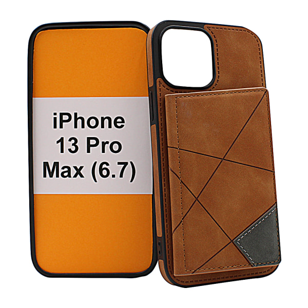 Lyx CardCase iPhone 13 Pro Max (6.7) Marinblå