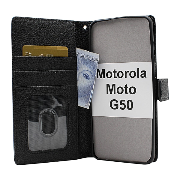 New Standcase Wallet Motorola Moto G50 Brun