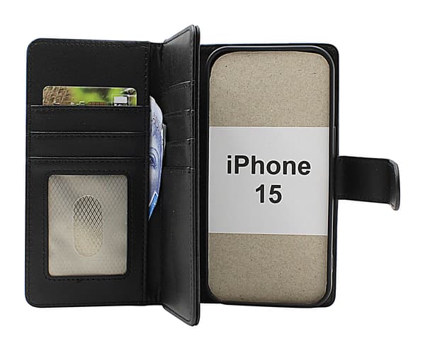 Skimblocker iPhone 15 XL Plånboksfodral