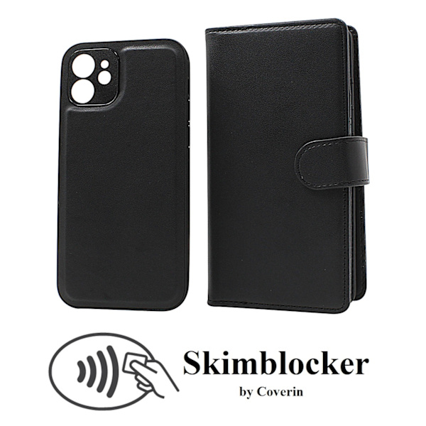 Skimblocker iPhone 12 XL Magnet Plånboksfodral