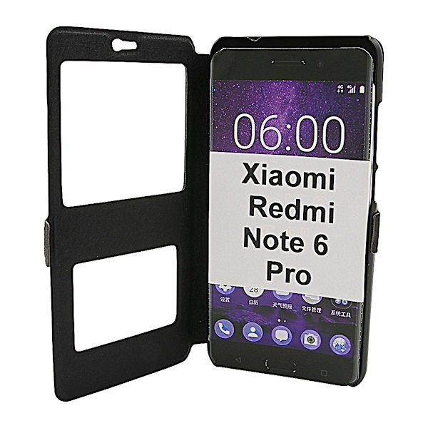 Flipcase Xiaomi Redmi Note 6 Pro Svart