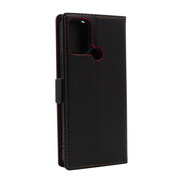 Lyx Standcase Wallet Nokia C22 / C32 Marinblå