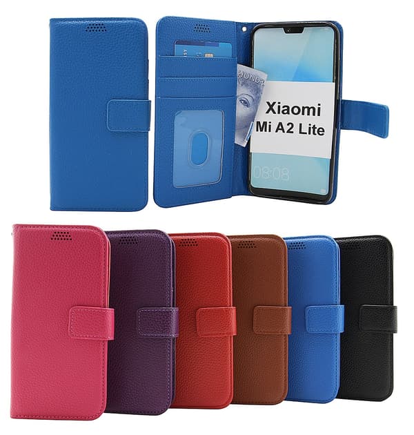 New Standcase Wallet Xiaomi Mi A2 Lite Lila