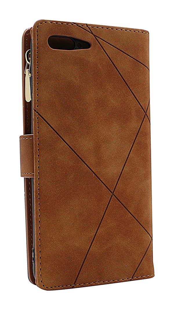 XL Standcase Lyxfodral iPhone 6 Plus / 7 Plus / 8 Plus Vinröd