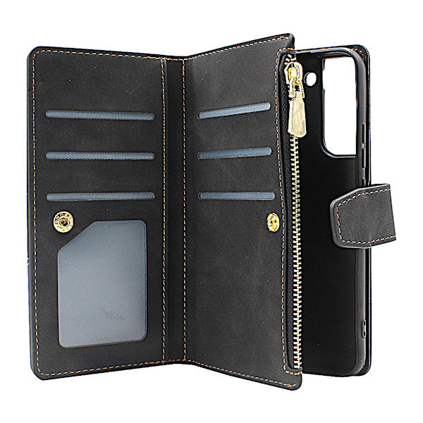 XL Standcase Lyxfodral Samsung Galaxy S22 Plus 5G Marinblå