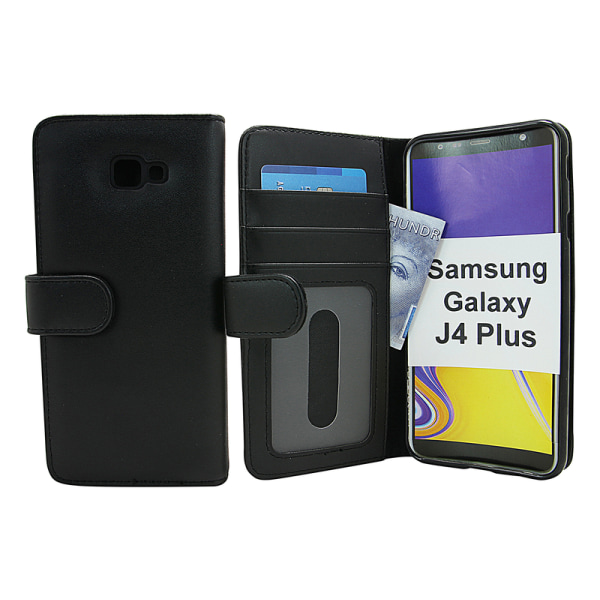 Skimblocker Plånboksfodral Samsung Galaxy J4 Plus (J415FN) Svart