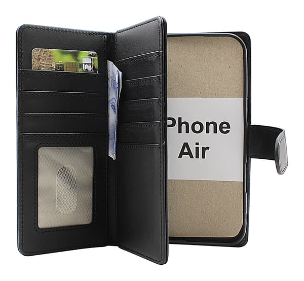 Skimblocker iPhone Air XL Plånboksfodral Mörklila