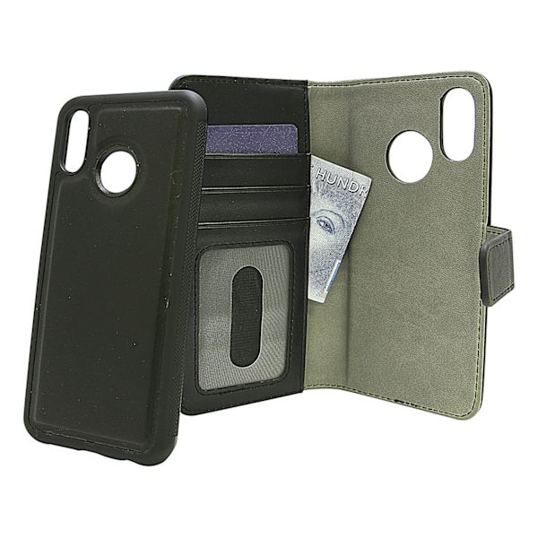 Skimblocker Magnet Wallet Huawei P20 Lite Svart