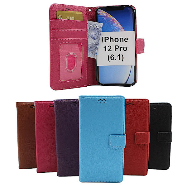 New Standcase Wallet iPhone 12 Pro (6.1) (Svart) Svart