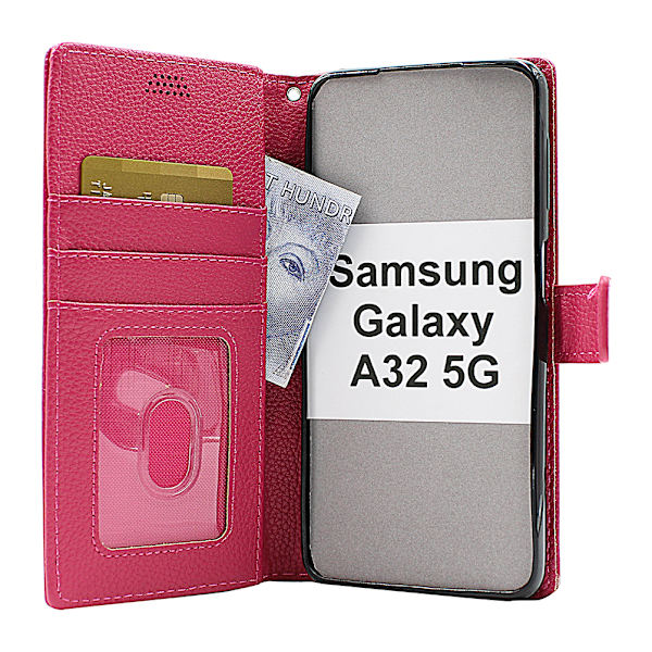 New Standcase Wallet Samsung Galaxy A32 5G (SM-A326B) Svart