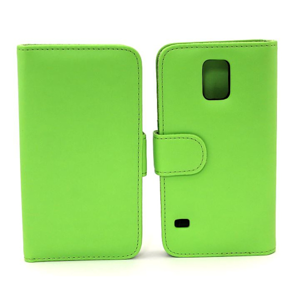 Plånboksfodral Samsung Galaxy S5 / S5 Neo (G900F / G903F) Grön
