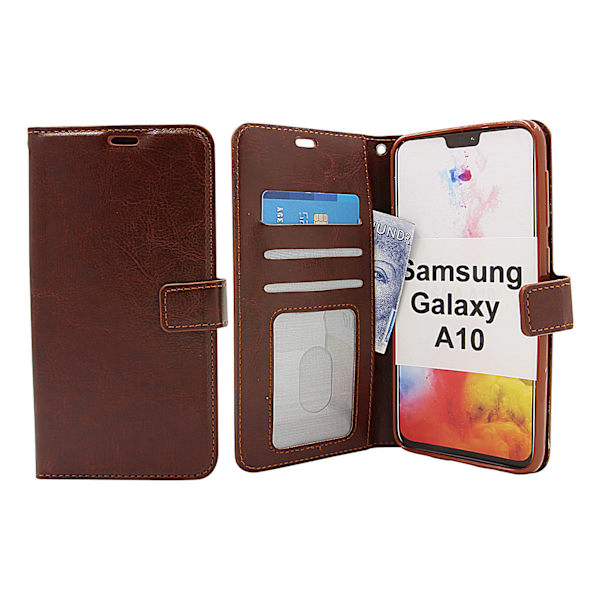 Crazy Horse Wallet Samsung Galaxy A10 (A105F/DS) Brun