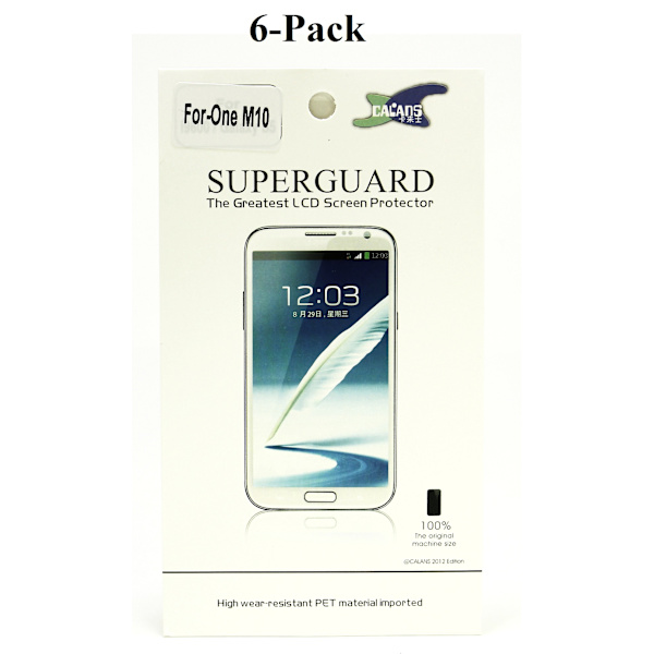 6-Pack Skärmskydd HTC 10