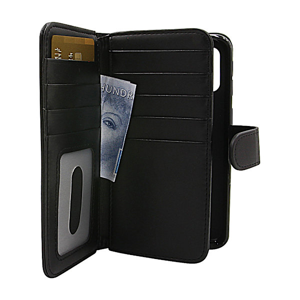 Skimblocker XL Wallet Samsung Galaxy A40 (A405FN/DS) Svart