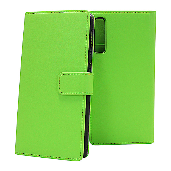 Skimblocker Magnet Wallet Samsung Galaxy A7 2018 (A750FN/DS) Grön