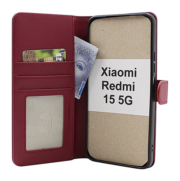 Skimblocker Xiaomi Redmi 15 5G Plånboksfodral