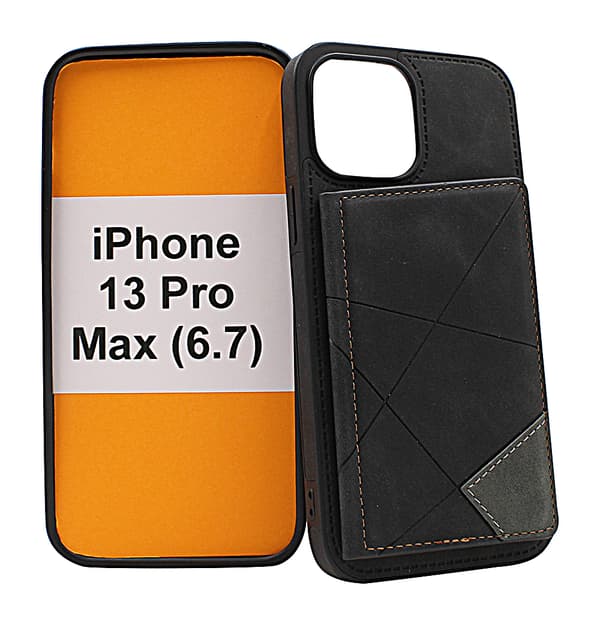 Lyx CardCase iPhone 13 Pro Max (6.7) Marinblå