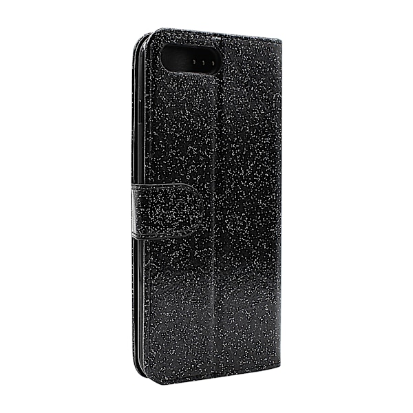 Standcase Glitter Wallet iPhone 7 Plus / 8 Plus Silver